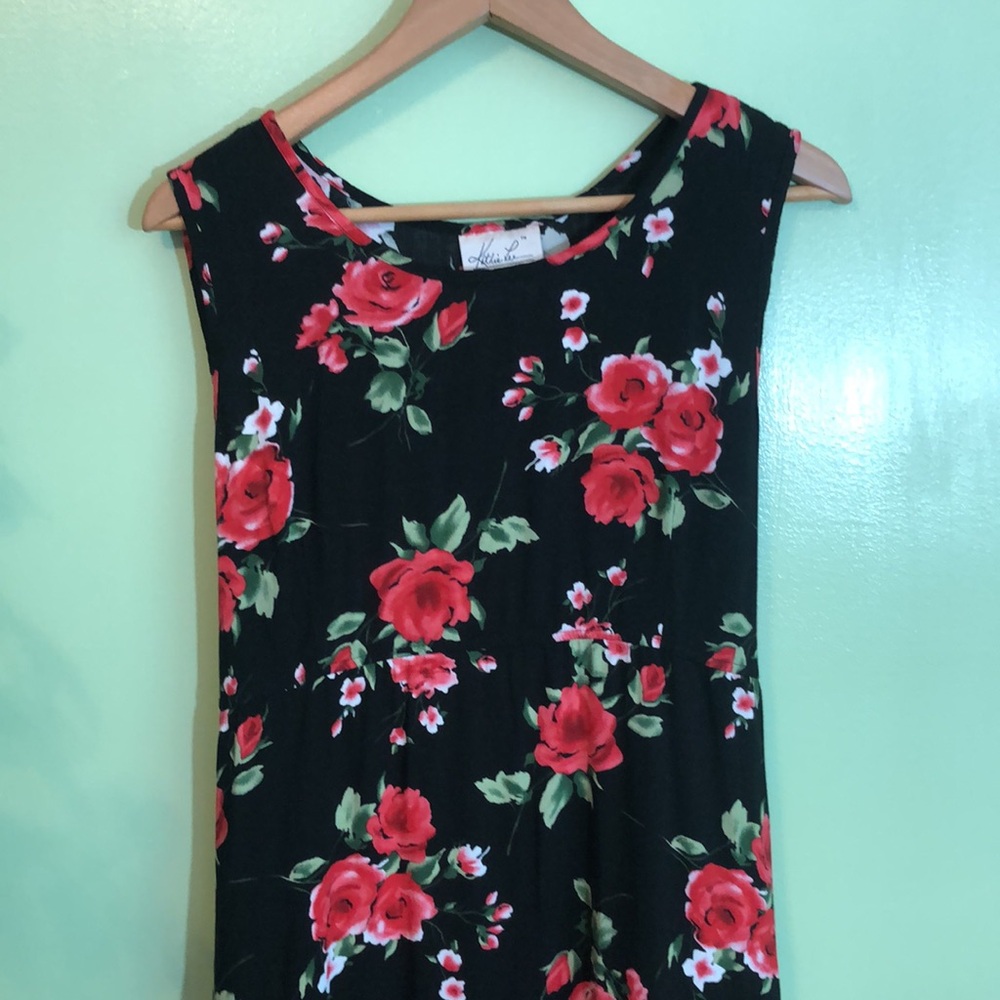 Kathie Lee Collection Floral Dress Size Xl - image 2